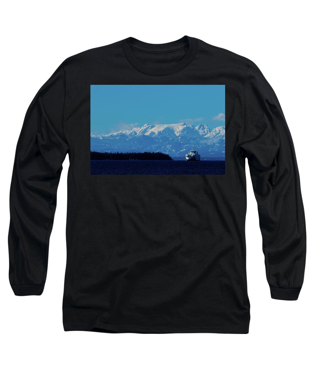 Bc Ferry Long Sleeve T-Shirt featuring the photograph Beautiful British Columbia by Michelle Pennell