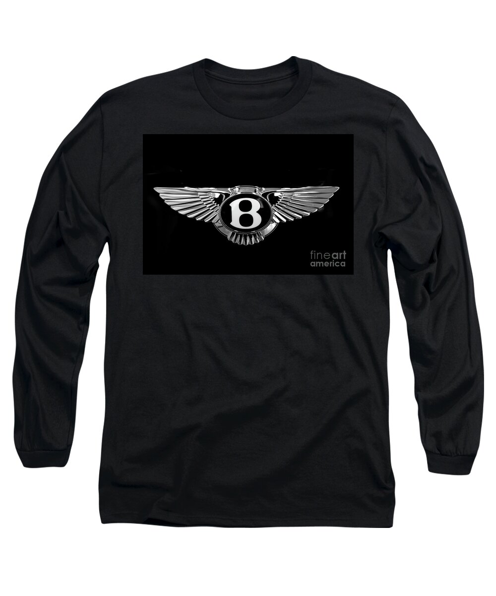 Bentley Motors Long Sleeve T-Shirt featuring the photograph Bentley Motors Logo by Stefano Senise