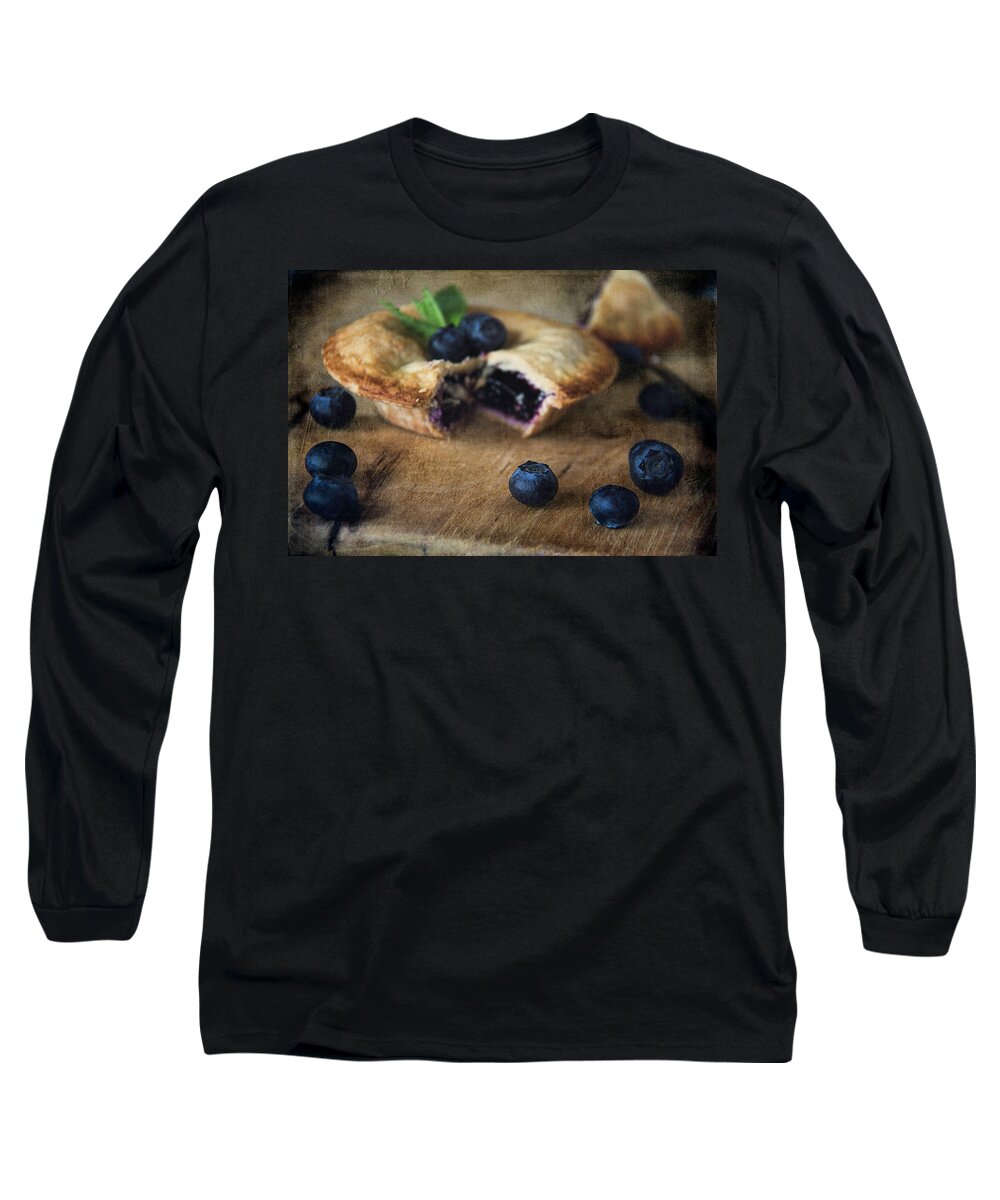 Blueberry Pie Long Sleeve T-Shirt featuring the photograph Blueberry Pie by Cindi Ressler