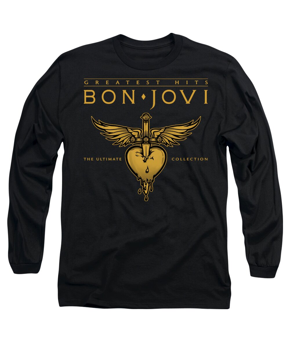 Not For Sale Long Sleeve T-Shirt featuring the digital art Bon Jovi by Dono Two
