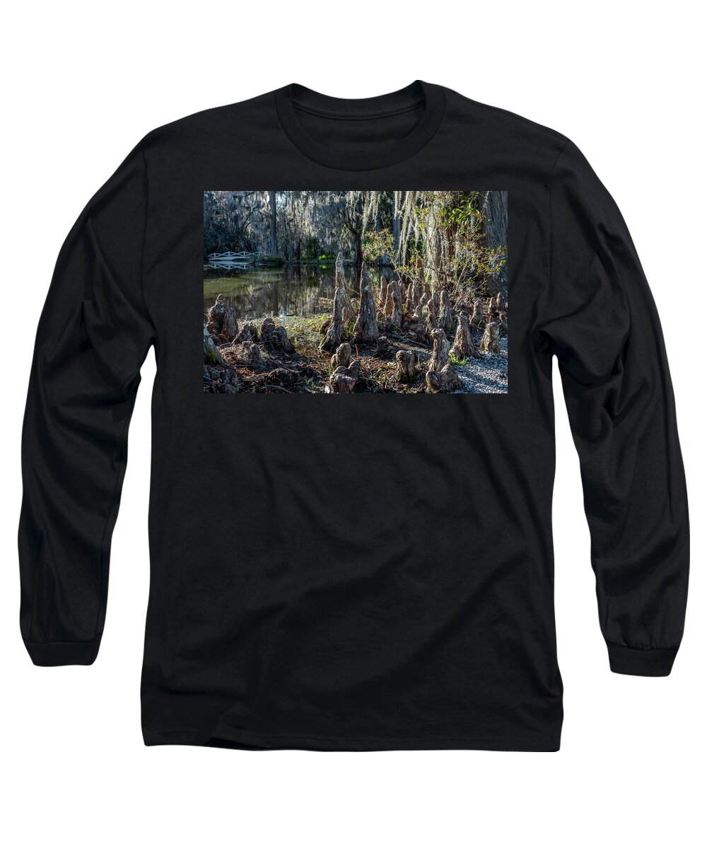 Tree Long Sleeve T-Shirt featuring the photograph Cypress Pilgrimage by Susie Weaver