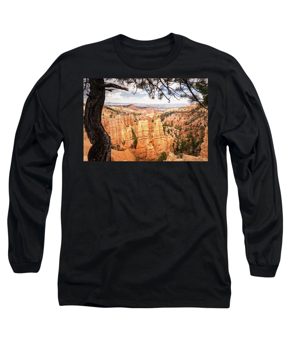 Fairyland Point Long Sleeve T-Shirt featuring the photograph Fairyland Point - Bryce Canyon - Utah by Debra Martz