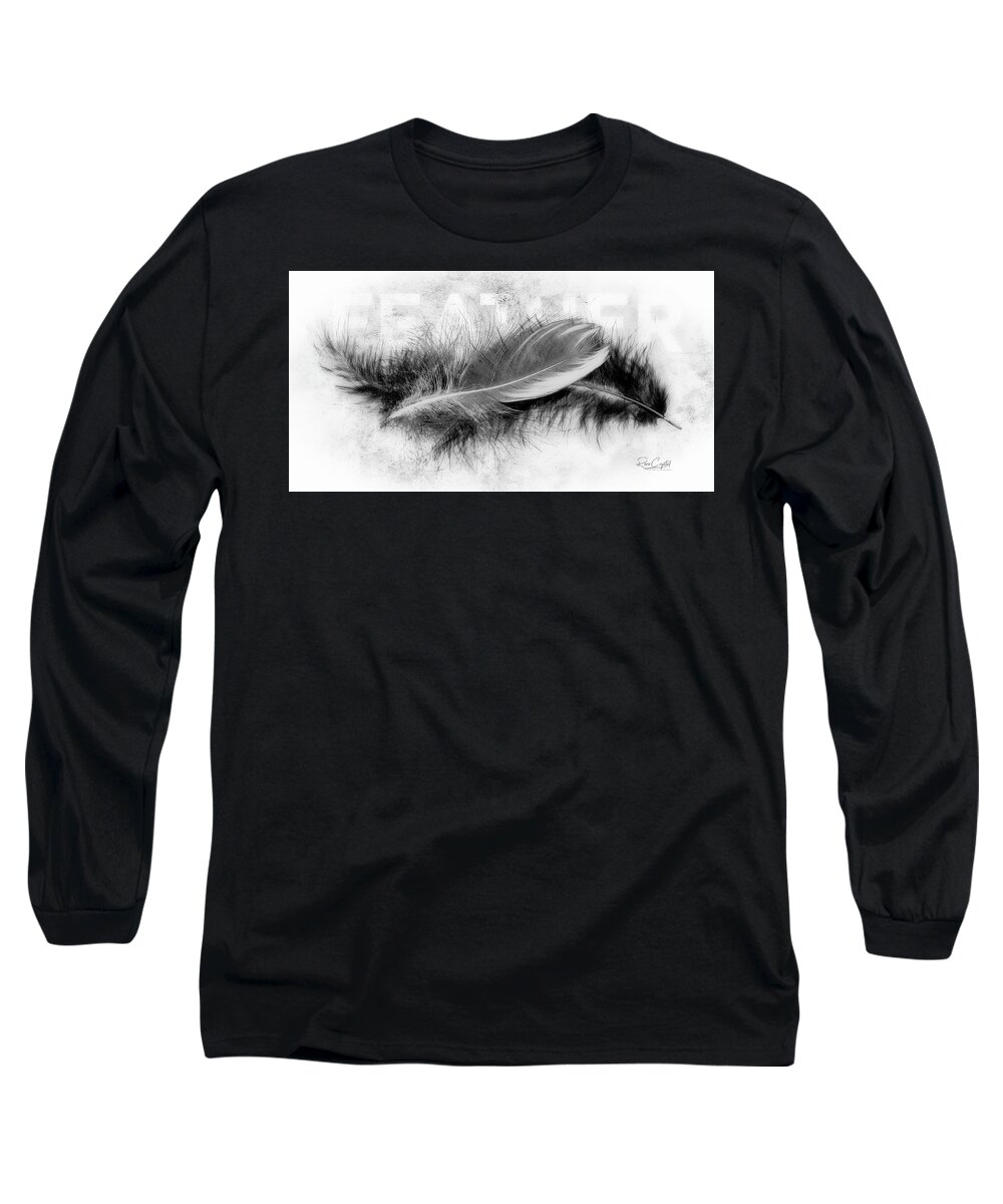 Feathers Long Sleeve T-Shirt featuring the photograph Feather Soft by Rene Crystal