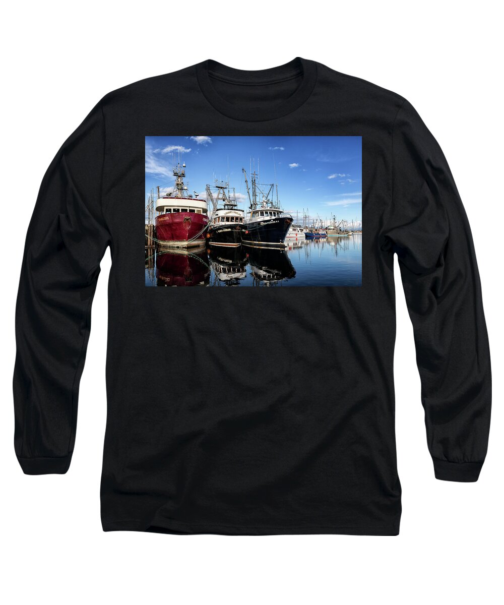 Seiner Long Sleeve T-Shirt featuring the photograph French Creek Trio by Randy Hall