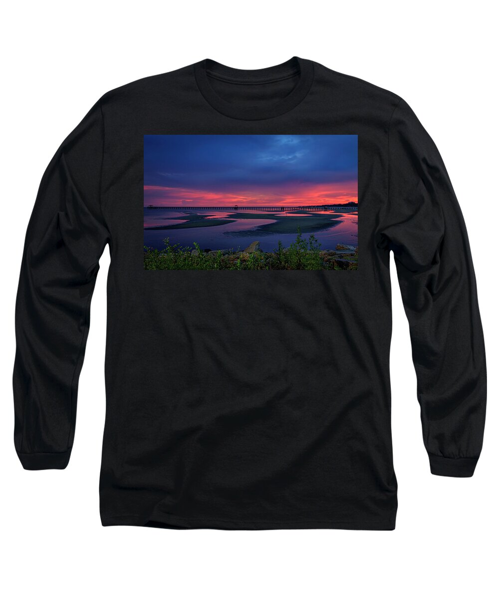 Sunset Long Sleeve T-Shirt featuring the photograph Gulf Coast Sunset by JASawyer Imaging