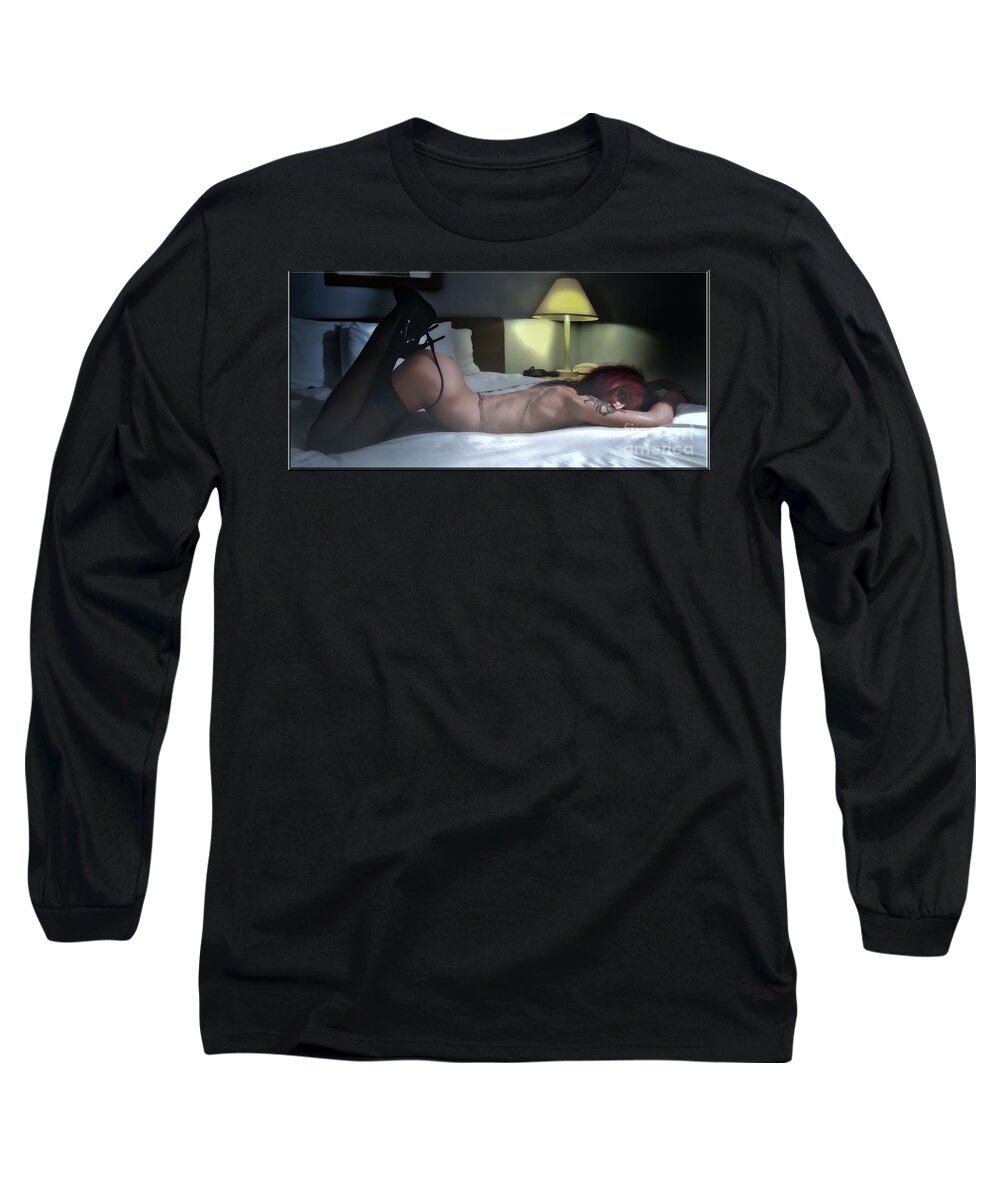 Dark Long Sleeve T-Shirt featuring the digital art Immortal Dreams by Recreating Creation