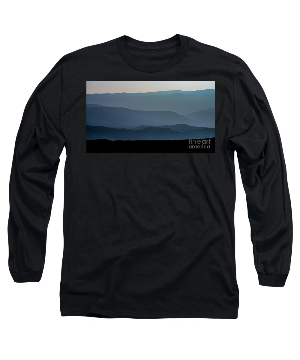 Mountain Long Sleeve T-Shirt featuring the photograph Mountain Waves by Melissa Lipton