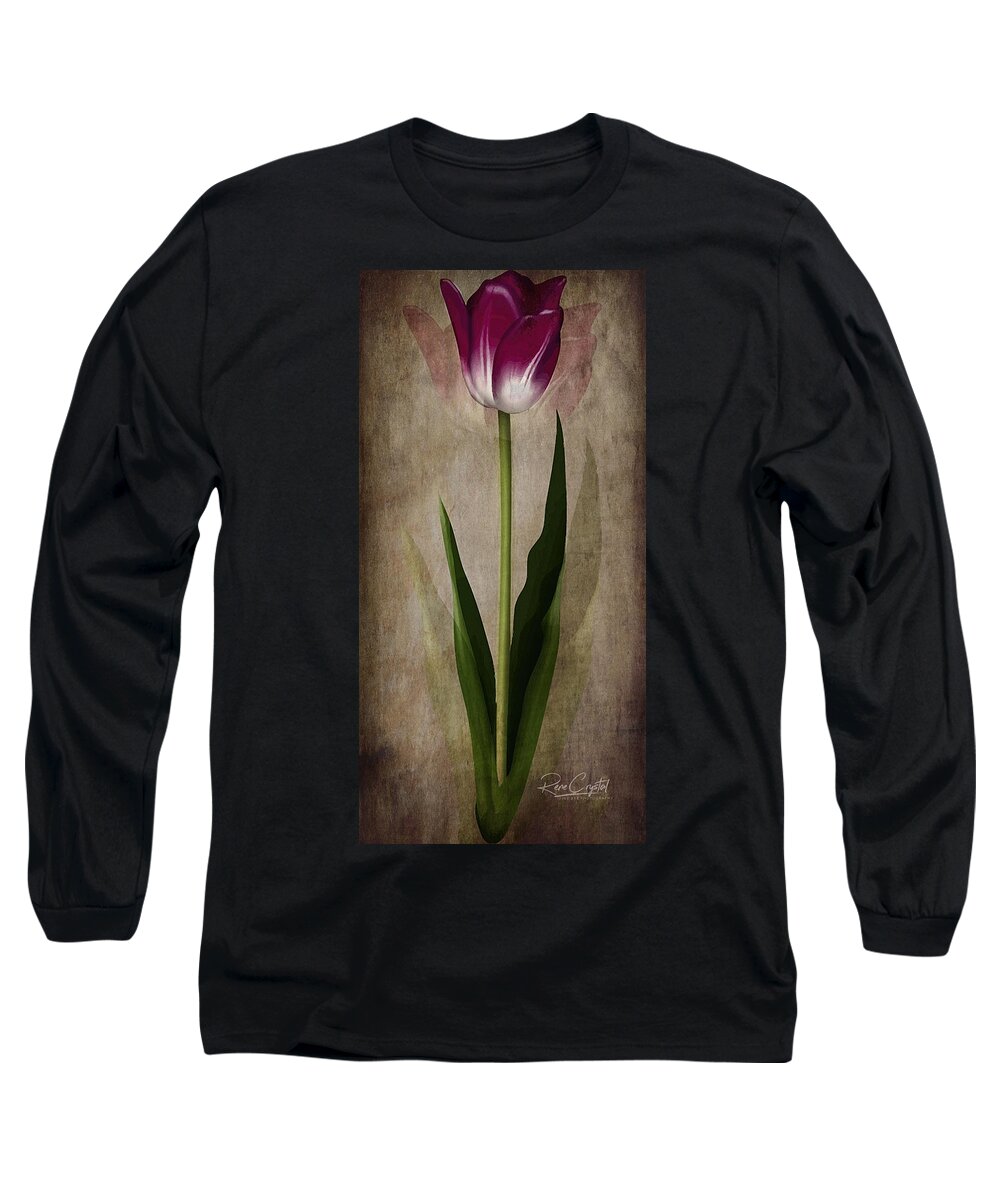 Tulips Long Sleeve T-Shirt featuring the photograph One Singular Sensation by Rene Crystal