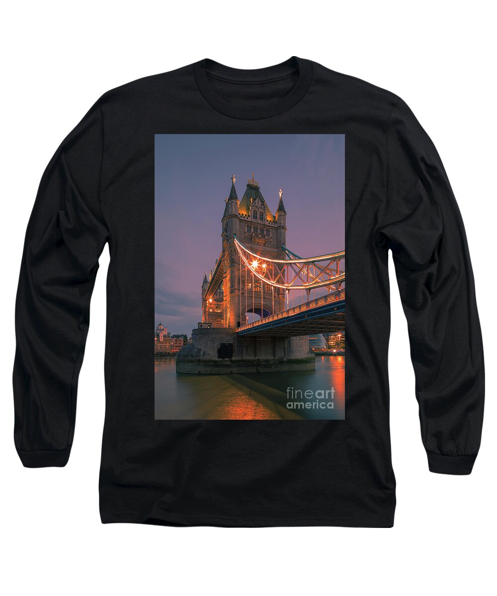 London Long Sleeve T-Shirt featuring the photograph Tower Bridge, London 2 by Henk Meijer Photography