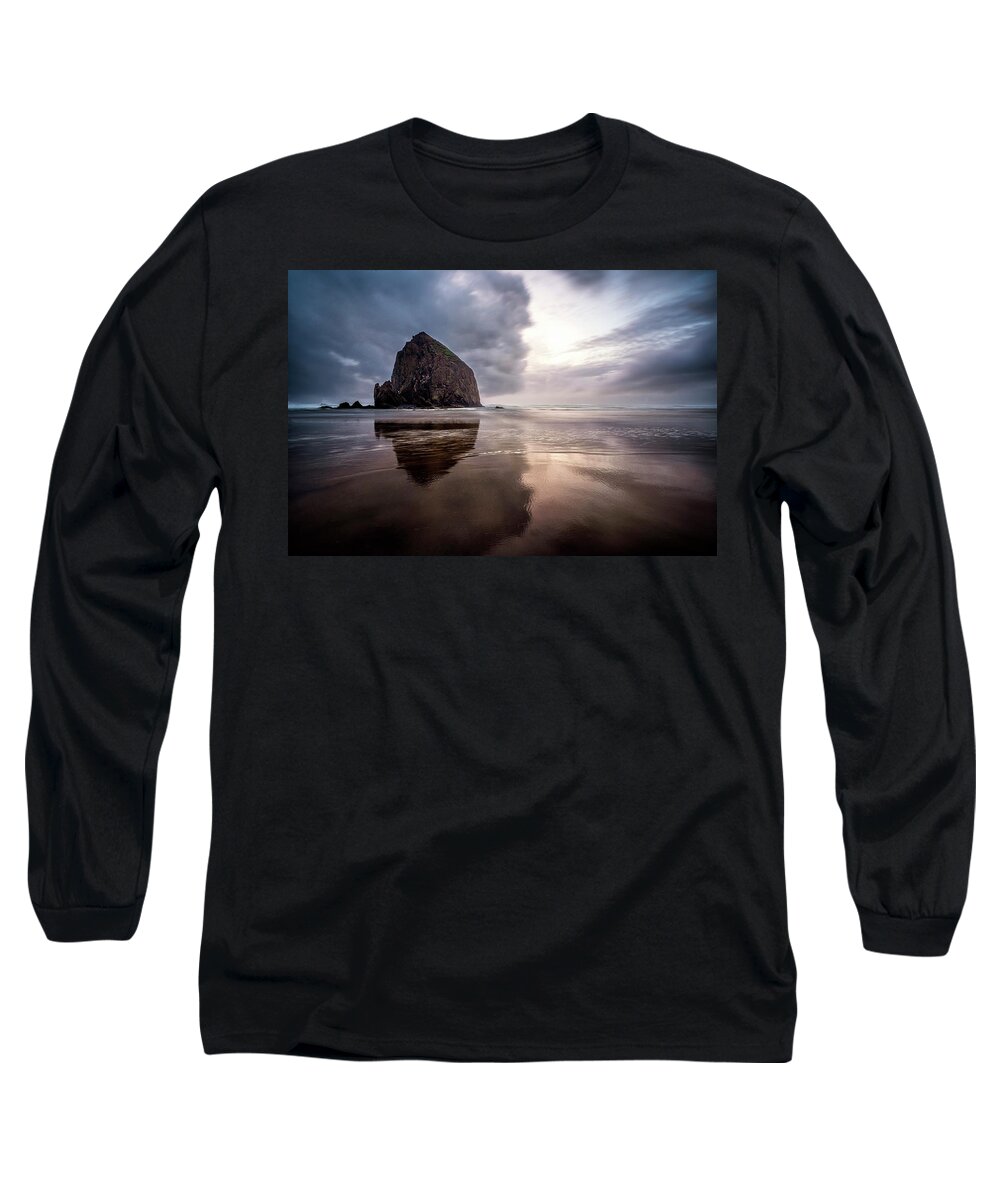 Beach Long Sleeve T-Shirt featuring the photograph Transition by David Soldano