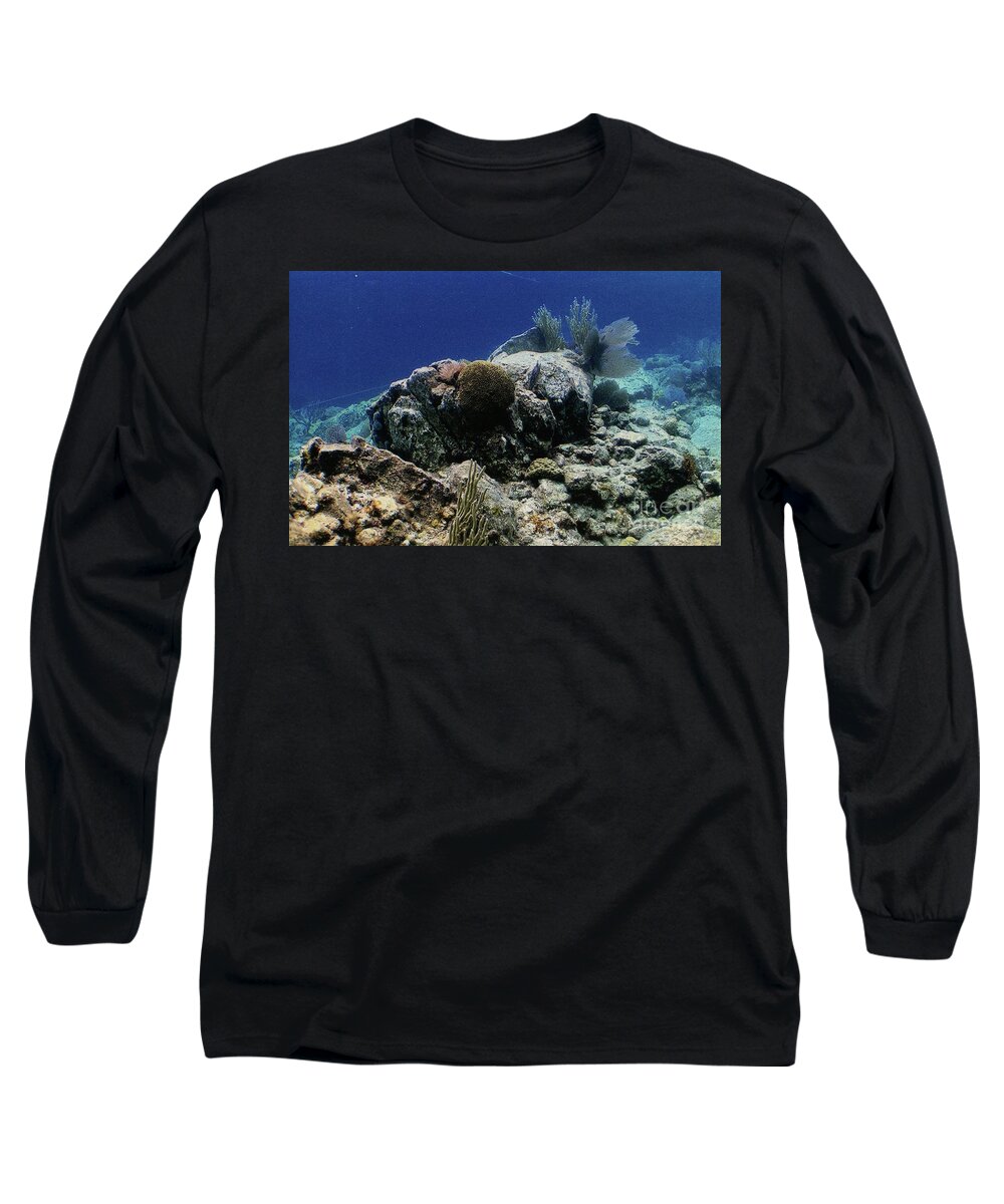Underwater In St. Thomas Long Sleeve T-Shirt featuring the photograph Underwater In St. Thomas by Barbra Telfer