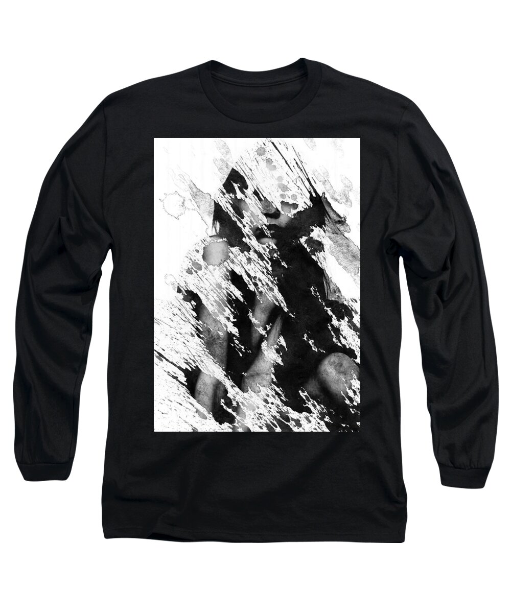 Jason Casteel Long Sleeve T-Shirt featuring the digital art Wash by Jason Casteel