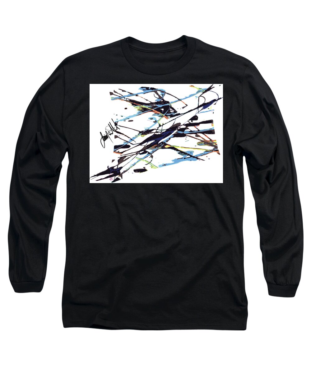  Long Sleeve T-Shirt featuring the digital art Wings by Jimmy Williams