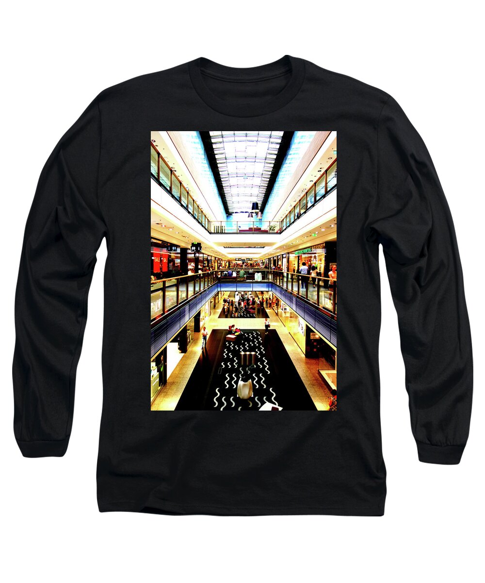 Mall Long Sleeve T-Shirt featuring the photograph Mall In Krakow, Poland 2 by John Siest