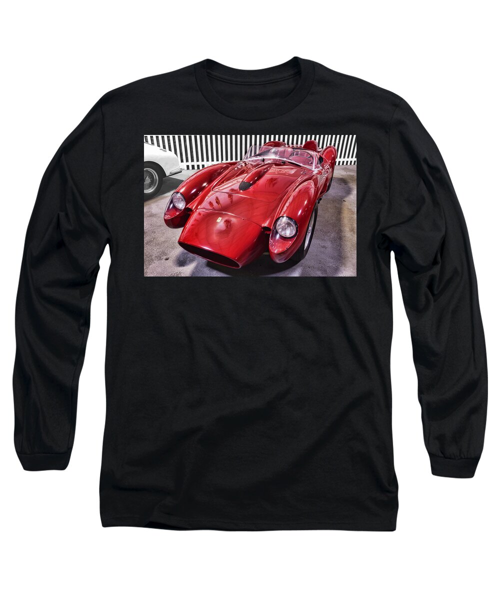 Car Long Sleeve T-Shirt featuring the photograph '58 Ferrari Testarossa #58 by Daniel Adams