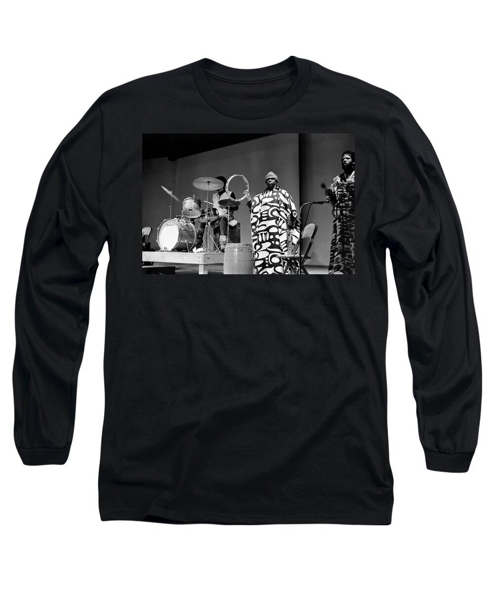 Jazz Long Sleeve T-Shirt featuring the photograph Arkestra at Freeborn Hall 5 by Lee Santa