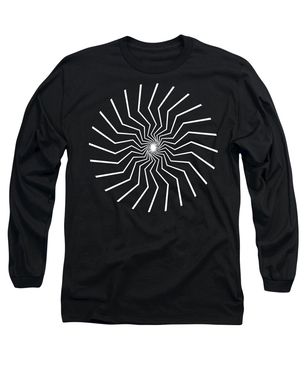 Funky Long Sleeve T-Shirt featuring the digital art Gitana by Linda Lees