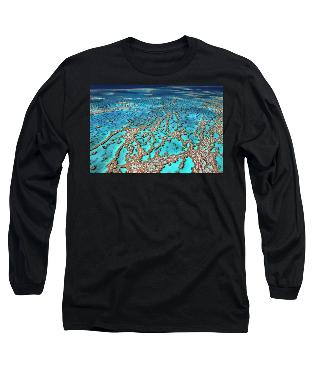 Australia Long Sleeve T-Shirt featuring the photograph Australia - the Great barrier reef by Olivier Parent