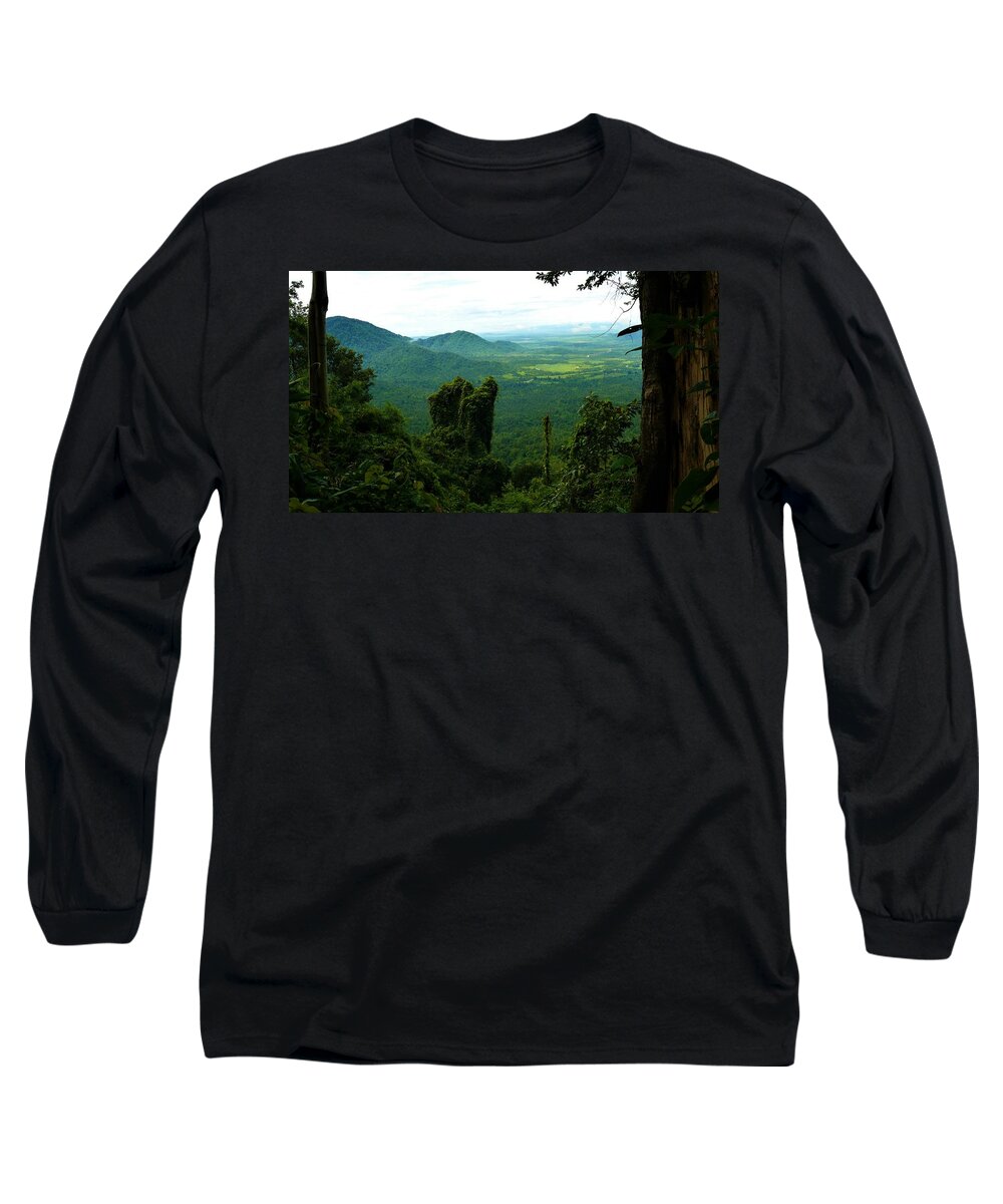 Mountain Long Sleeve T-Shirt featuring the photograph Cardamom Mountains by Robert Bociaga