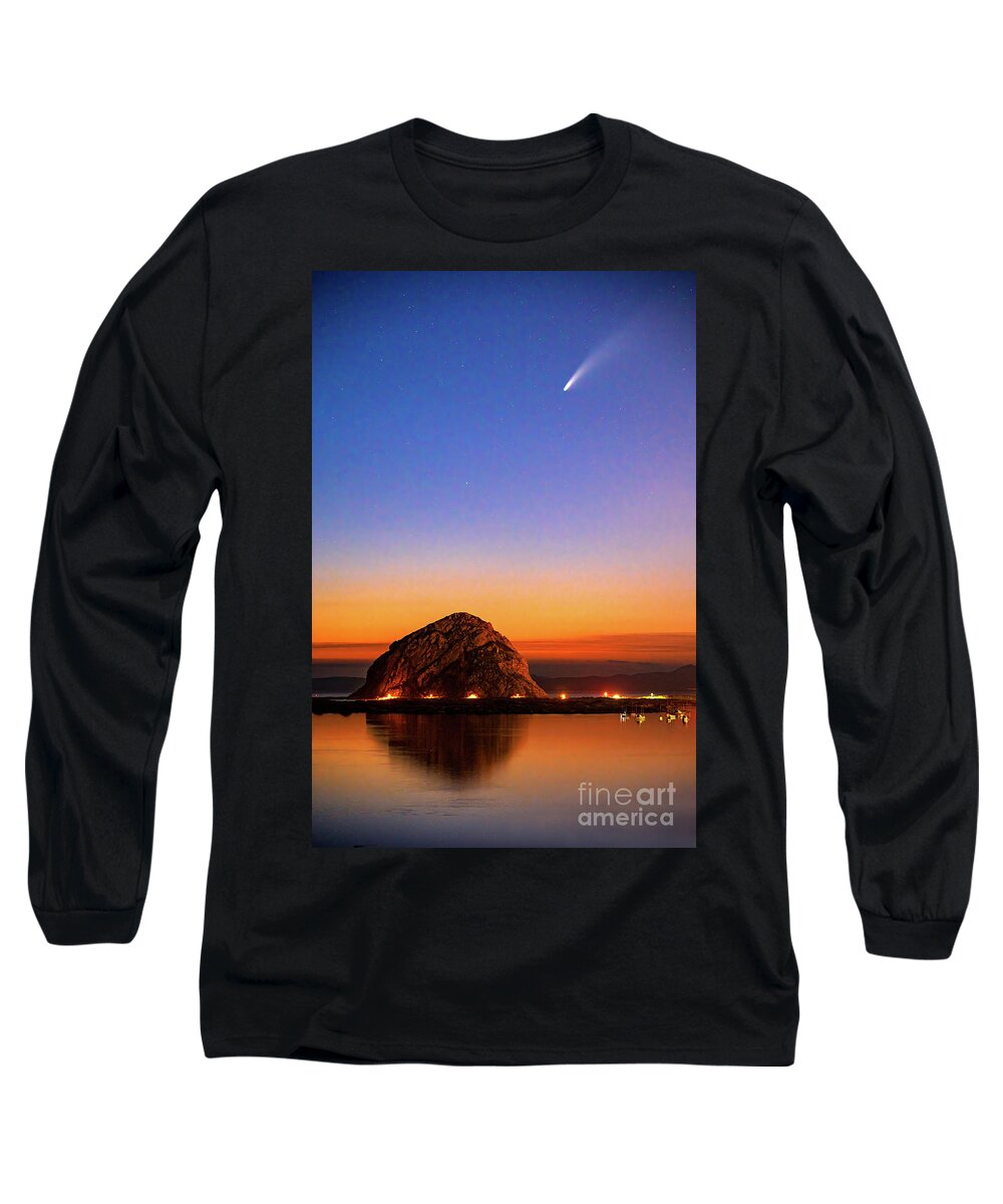 Comet Long Sleeve T-Shirt featuring the photograph Comet Rock by Alice Cahill