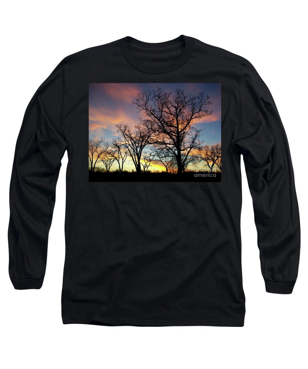 Canada Long Sleeve T-Shirt featuring the photograph Dramatic Sky by Mary Mikawoz