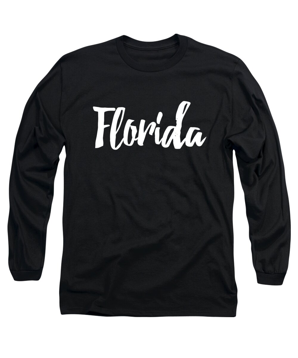 Funny Long Sleeve T-Shirt featuring the digital art Florida by Flippin Sweet Gear