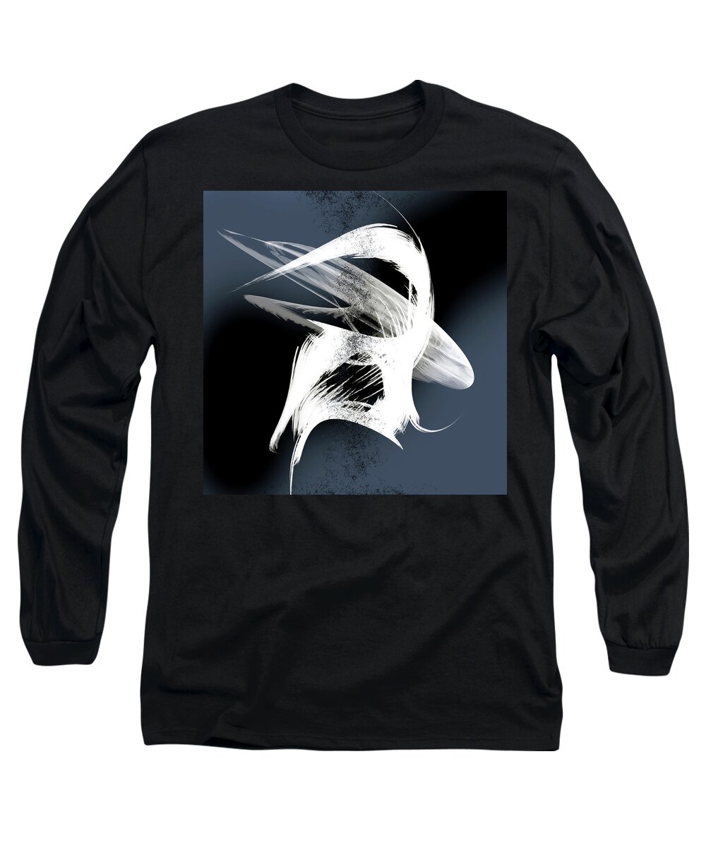 Mood Long Sleeve T-Shirt featuring the digital art From dark to light by Andrew Penman