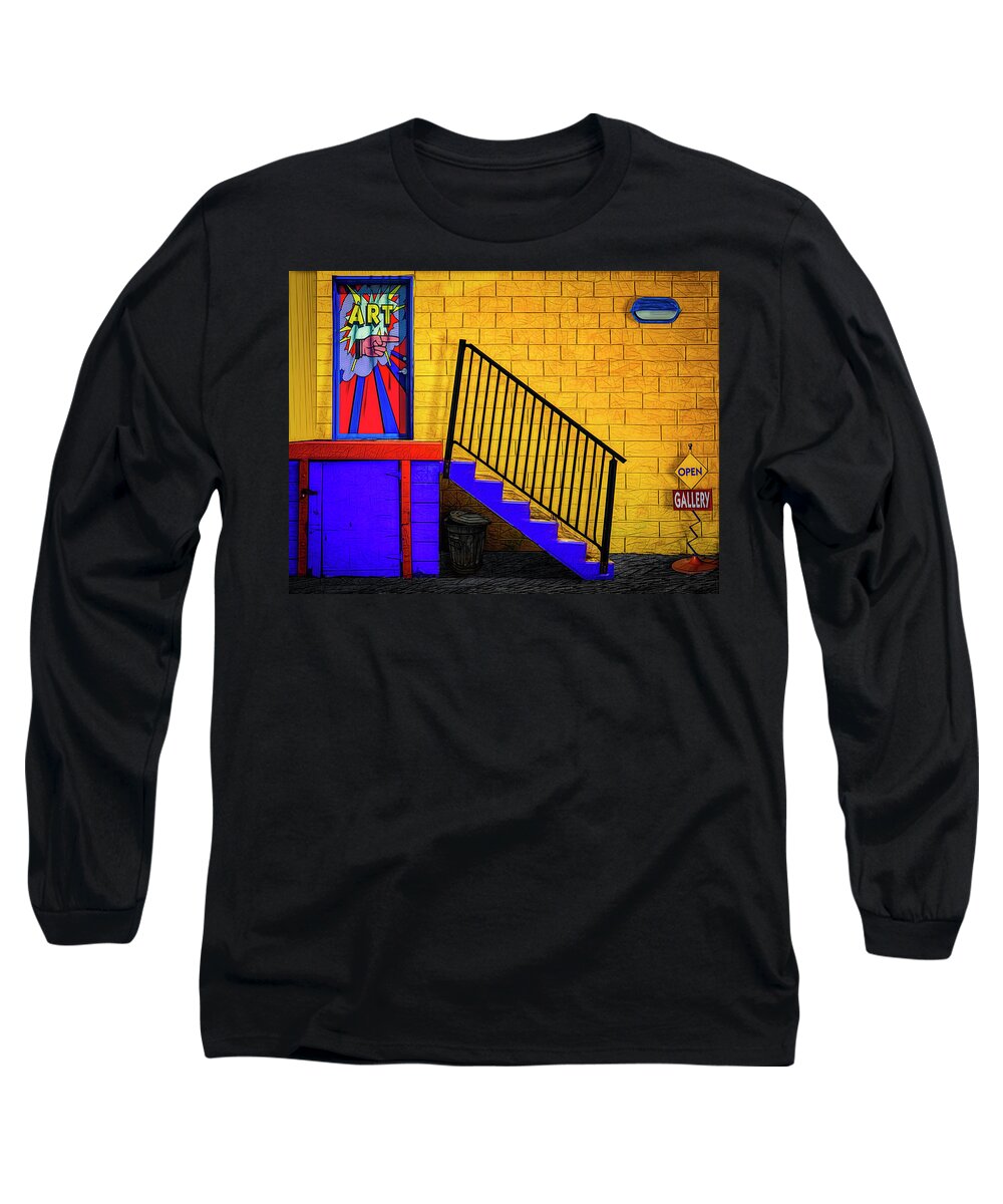 Photography Long Sleeve T-Shirt featuring the photograph Gallery is Open by Paul Wear