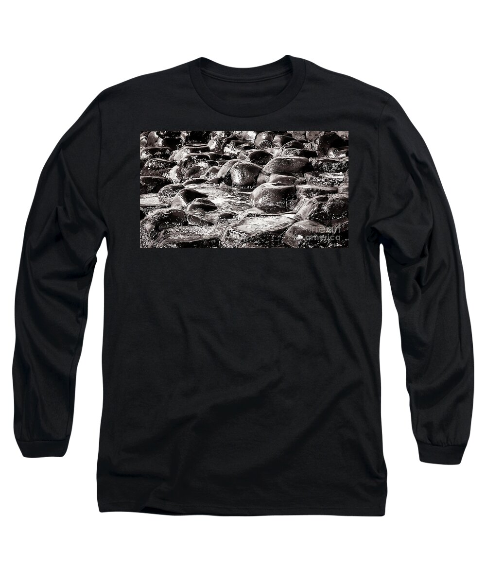 Ireland Long Sleeve T-Shirt featuring the photograph Giant's Causeway by Kype Hills