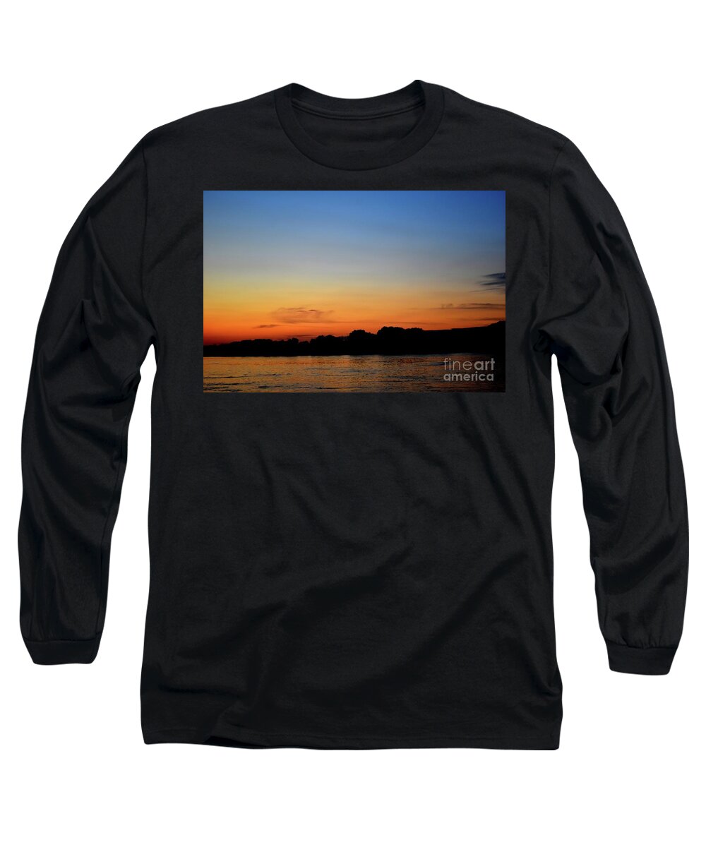 Harmony Long Sleeve T-Shirt featuring the photograph Harmony of Amazing Sunset by Leonida Arte