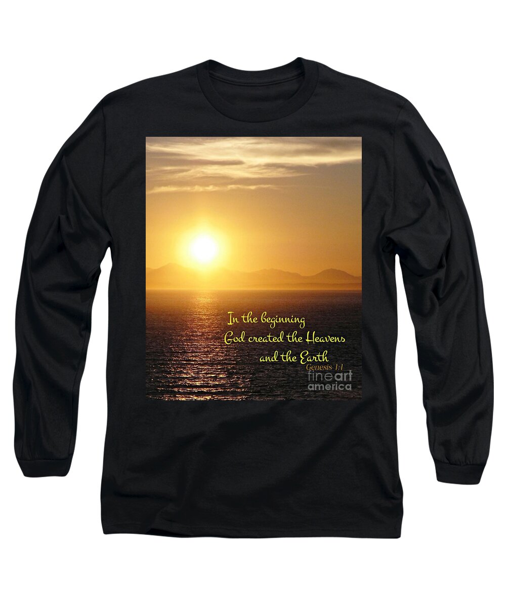 Ocean Long Sleeve T-Shirt featuring the photograph Heavenly Horizon by Kimberly Furey