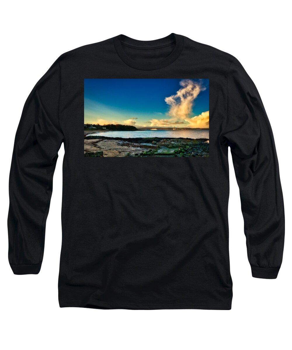 Ireland Long Sleeve T-Shirt featuring the photograph Helen's Bay by Martyn Boyd