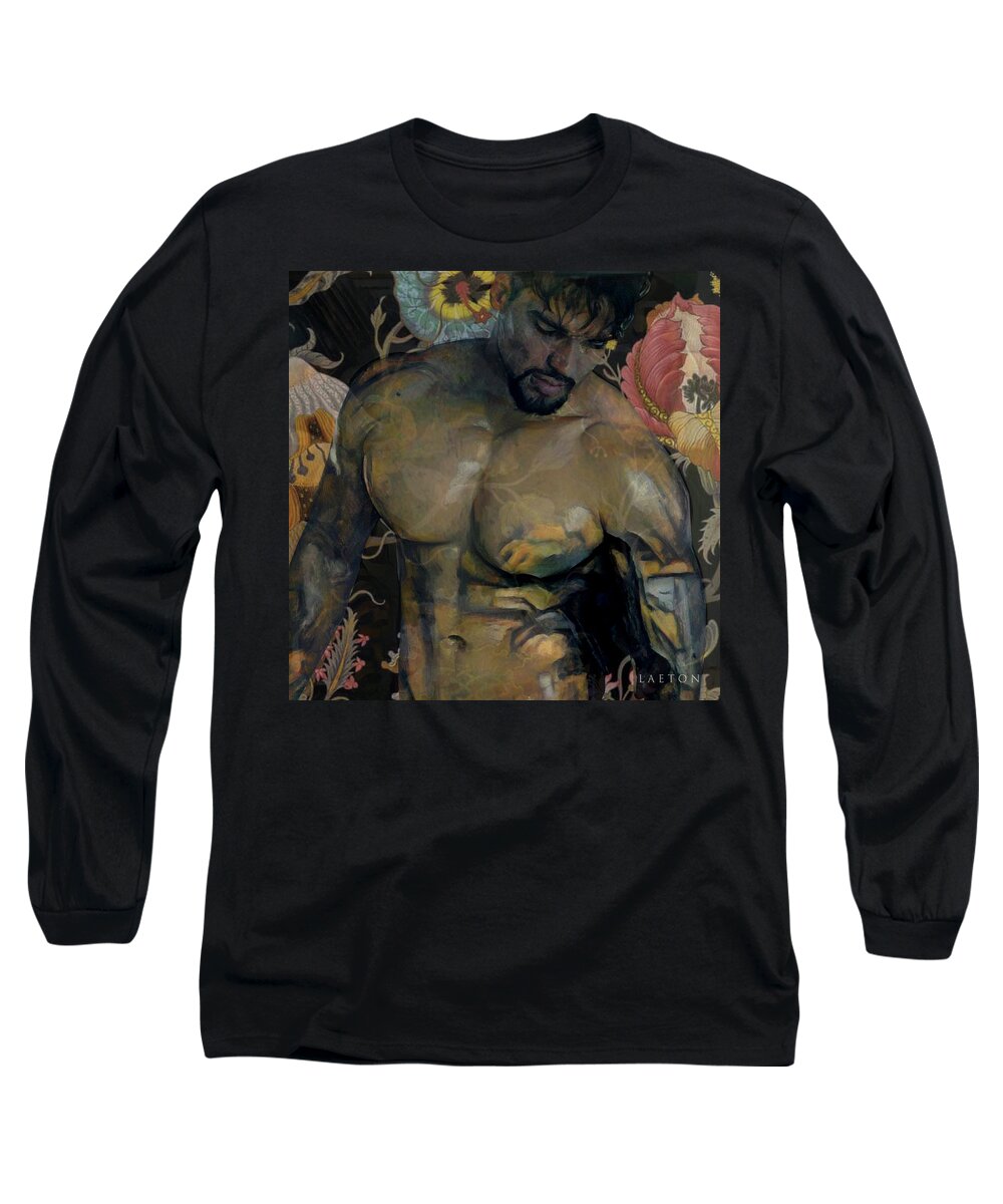 Sexy Long Sleeve T-Shirt featuring the digital art Juan Carlos by Richard Laeton