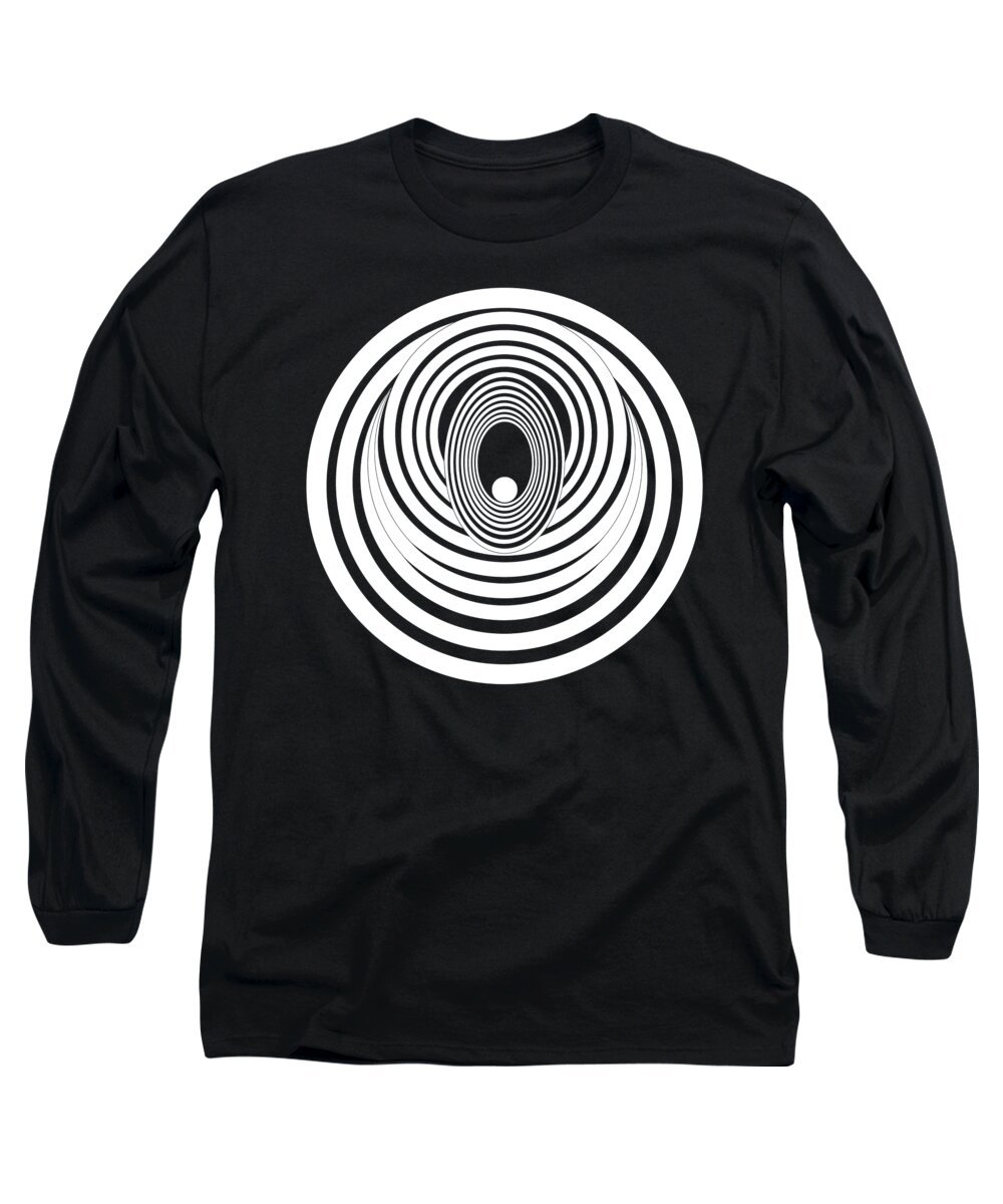 Funky Long Sleeve T-Shirt featuring the digital art Lilja by Linda Lees