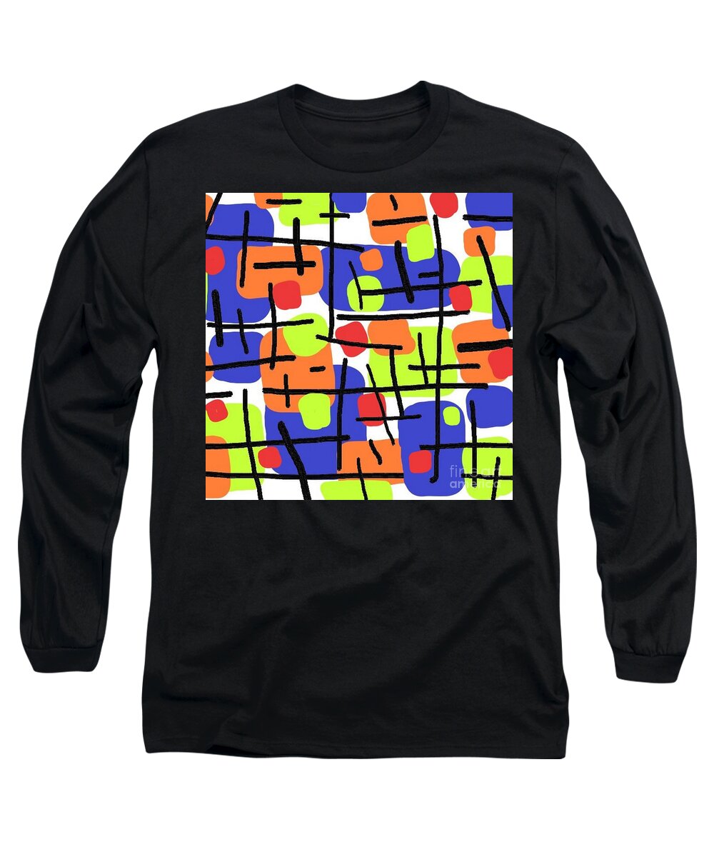 Dots Long Sleeve T-Shirt featuring the digital art Magic Marker by Designs By L
