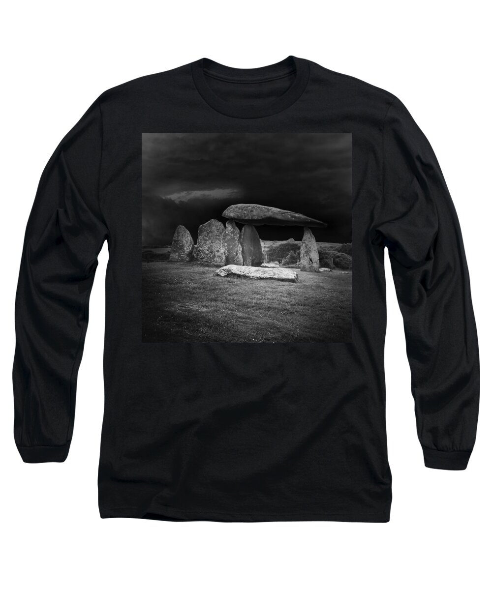 Menhir Long Sleeve T-Shirt featuring the photograph Menhir by Joelle Philibert
