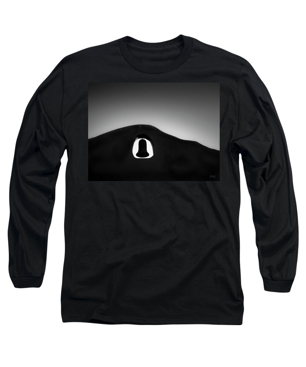 New Mexico Long Sleeve T-Shirt featuring the photograph Mission Bell BW by David Gordon