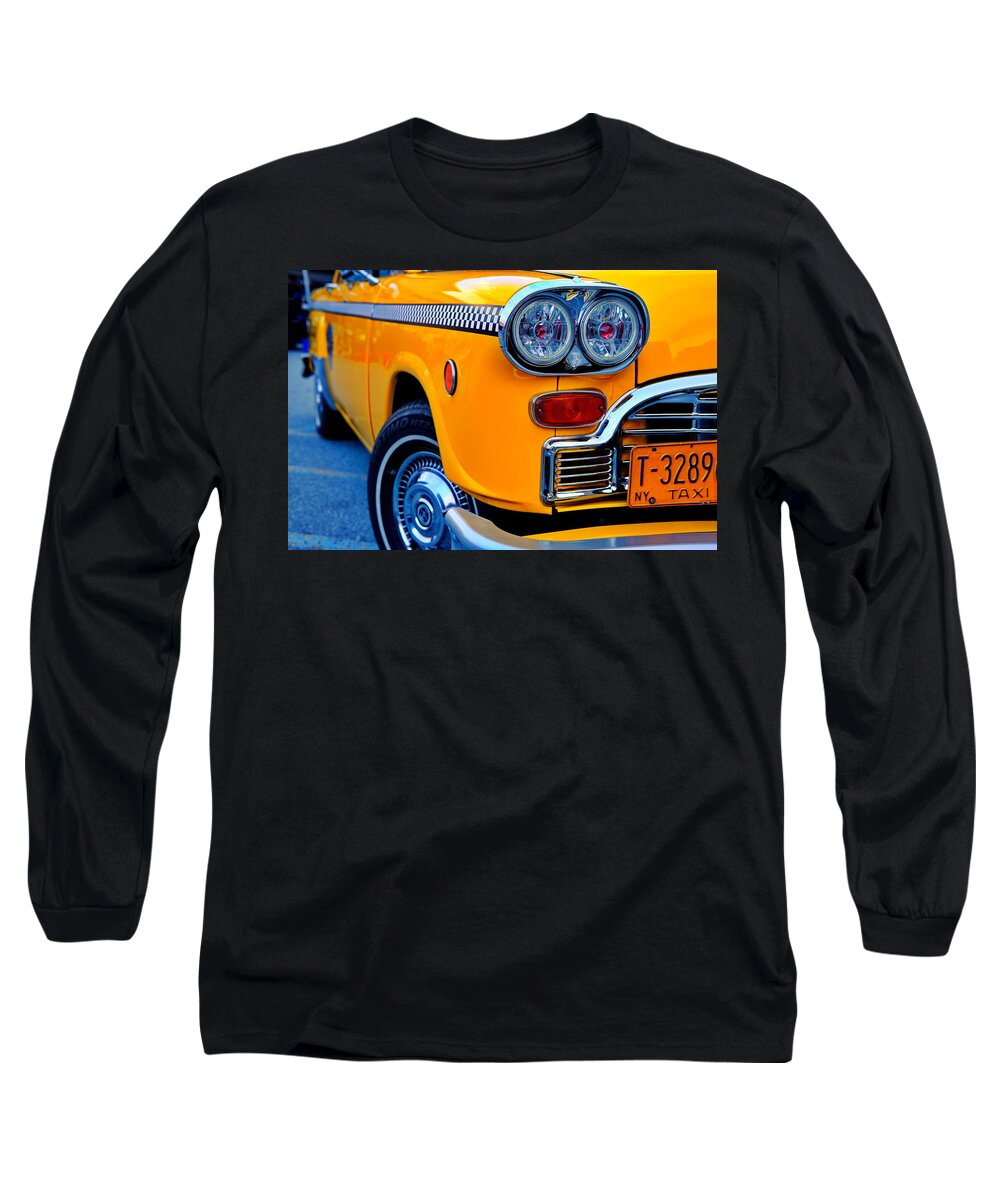 Octane Long Sleeve T-Shirt featuring the photograph New York Taxi by Darryl Brooks