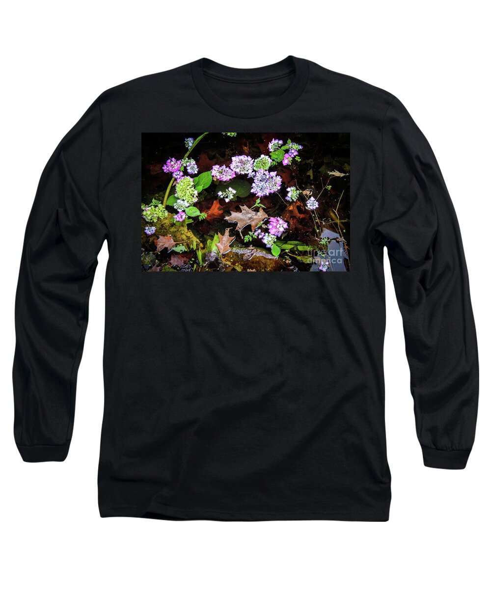 Wallpaper Long Sleeve T-Shirt featuring the photograph Ophilia's Pool by Susan Vineyard