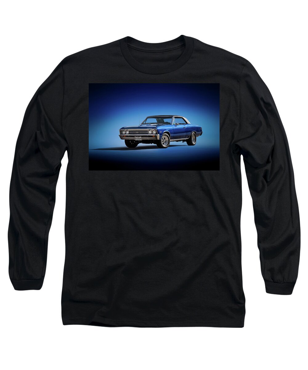 Chevelle Long Sleeve T-Shirt featuring the digital art Out of the Blue by Douglas Pittman