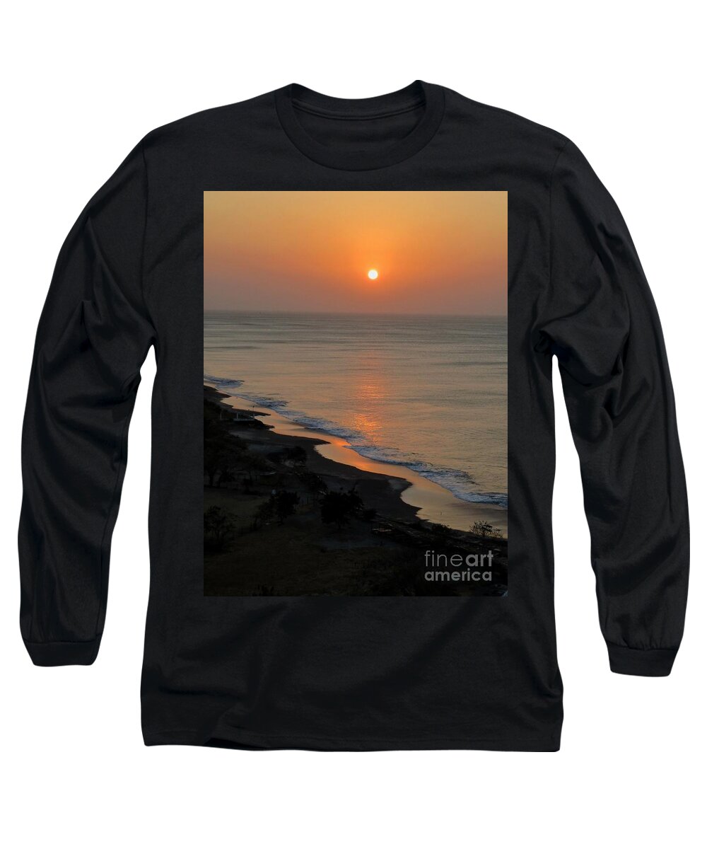Sun Long Sleeve T-Shirt featuring the photograph Pastel Sunrise by Diana Rajala