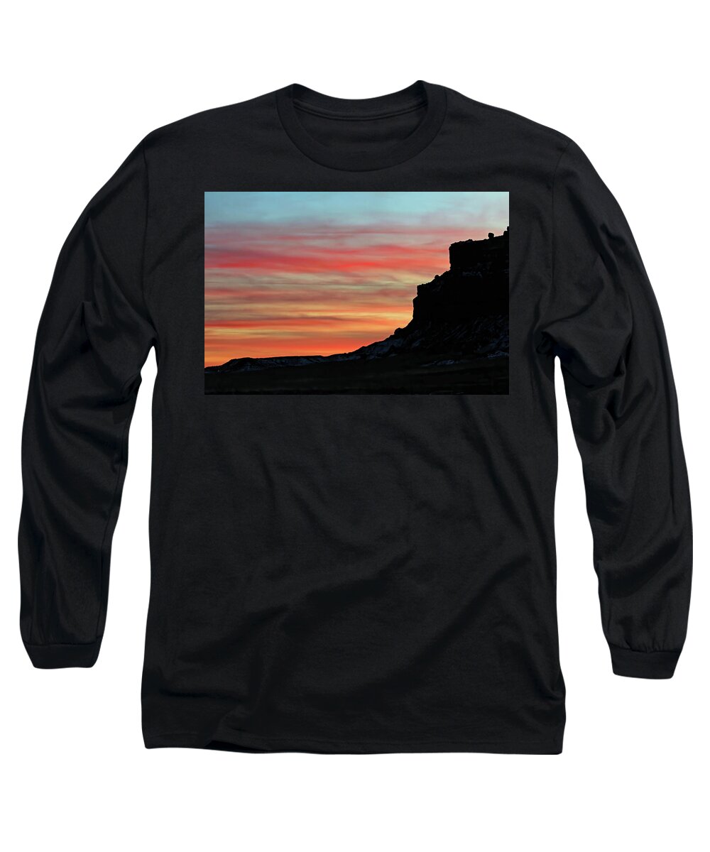 Usa Long Sleeve T-Shirt featuring the photograph Rainbowed Butte by Jennifer Robin