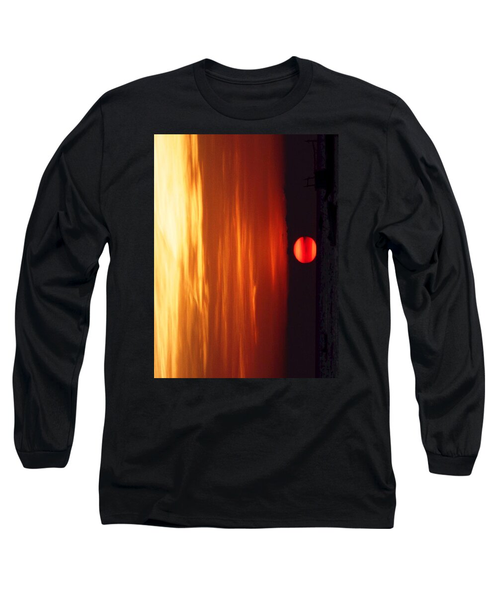 Planets Long Sleeve T-Shirt featuring the photograph Saturn by Dietmar Scherf