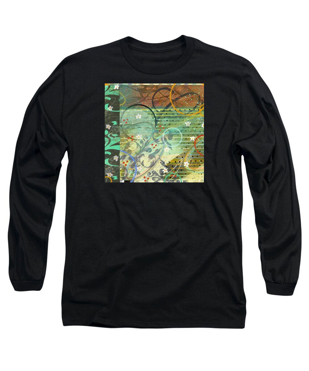  Long Sleeve T-Shirt featuring the digital art Shadows by Steve Hayhurst