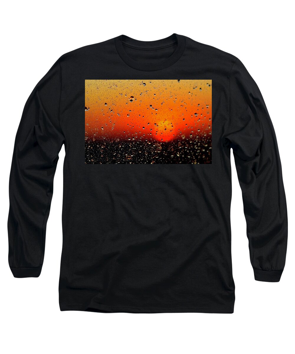 Sunset Long Sleeve T-Shirt featuring the photograph Sunset Italian Coast by Chris Bavelles