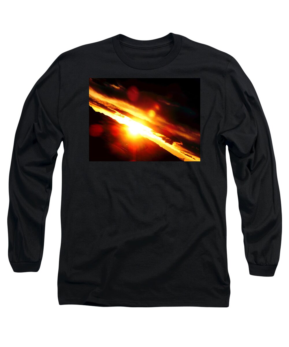 Sun Long Sleeve T-Shirt featuring the photograph Supernova by Dietmar Scherf