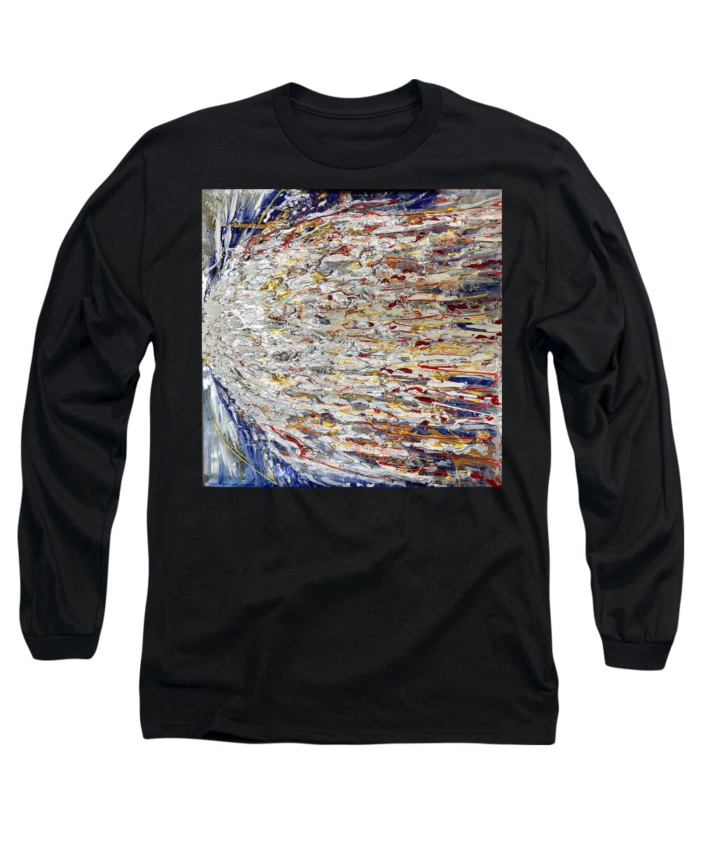 Mirror Long Sleeve T-Shirt featuring the painting The Voice by Bethany Beeler