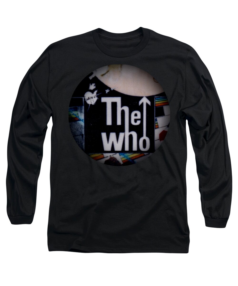 The Who Long Sleeve T-Shirt featuring the drawing The Who - 1960s Poster - detail by Sean Connolly