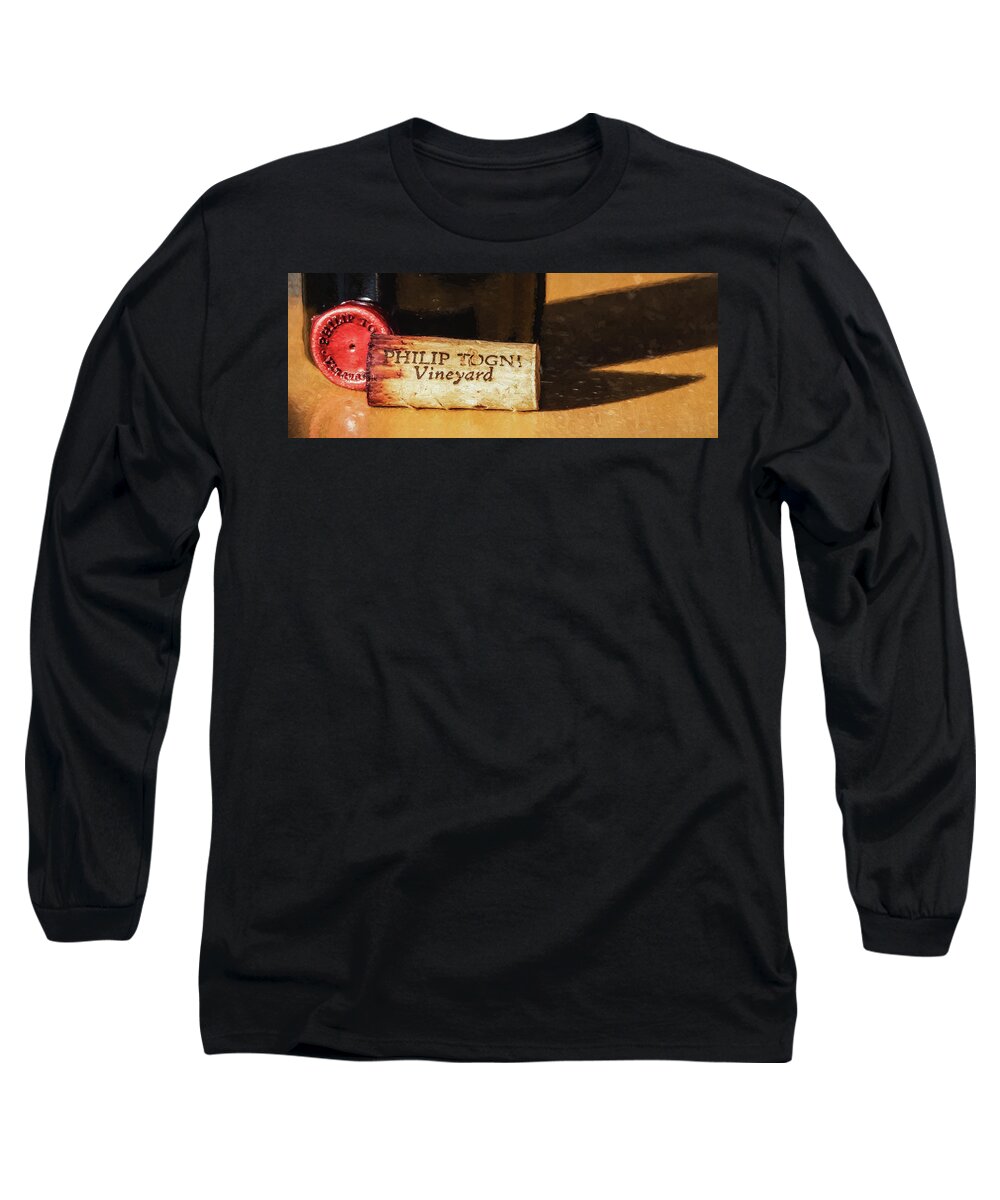 Cabernet Sauvignon Long Sleeve T-Shirt featuring the photograph Togni Wine 10 by David Letts