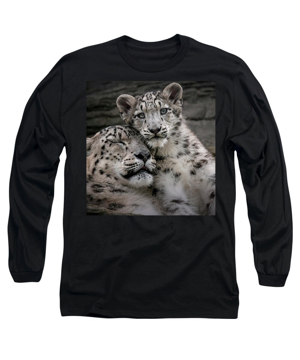 Mother Long Sleeve T-Shirt featuring the photograph Warm Mother's Love by Chris Boulton